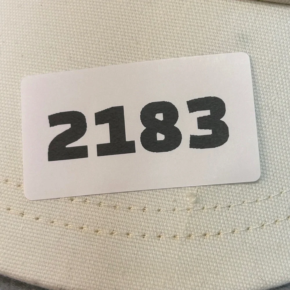 Palmer Script Unisex Cream Duckster Golf Visor Adjustable Vintage USA OSFM